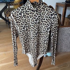 H&M Leopard Print Bodysuit